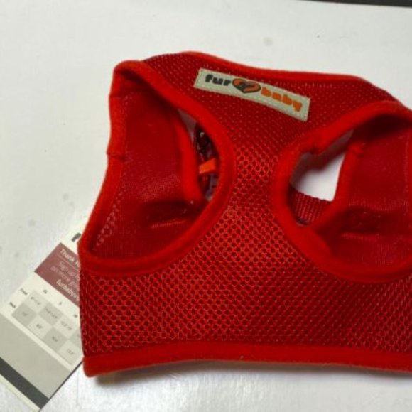 Fur Baby Step-In Dog Harness - Red Mesh - Size Small - New - Picture 2 of 4